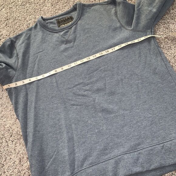 Jachs New York Heavy Gray Sweatshirt Size Large Premium Outdoor Purveyors - Picture 5 of 10